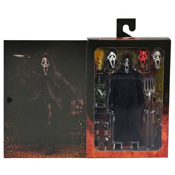 Scream Ultimate Ghost Face Inferno 7” Scale Action Figure - Picture 3 of 4